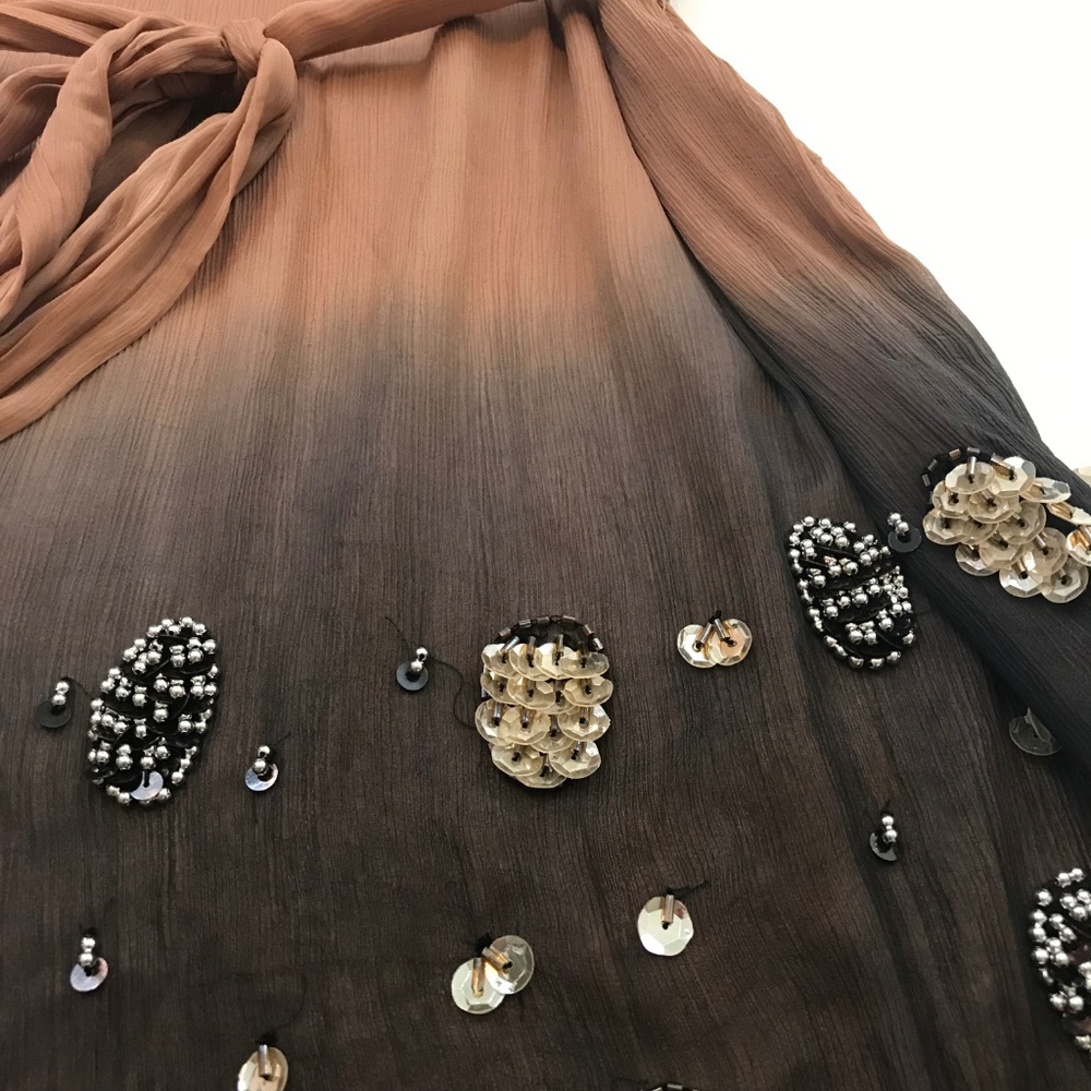 Bar III NWT Ombre Mini Dress with Bead Detailing - Picture 2 of 7